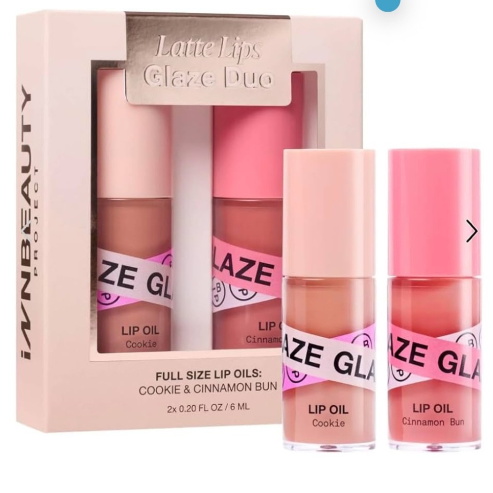 NEW Innbeauty Project Latte Lips Lip Oil Glaze Duo